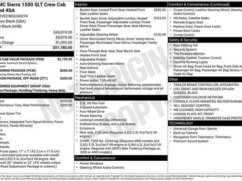 Used 2014 GMC Sierra 1500 SLT w/ SLT Crew Cab Value Package image 5