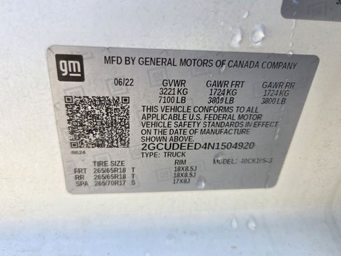 Certified 2022 Chevrolet Silverado 1500 RST AWD/4WD image 20