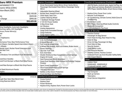 Used 2022 Subaru WRX Premium image 28