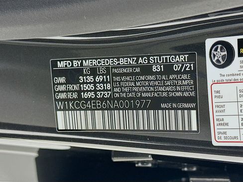 Certified 2022 Mercedes-Benz EQS 580 4MATIC Sedan image 34