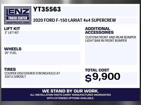 Used 2020 Ford F150 Lariat AWD/4WD image 2
