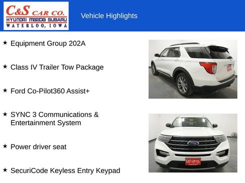 Used 2022 Ford Explorer XLT w/ Equipment Group 202A AWD/4WD image 7