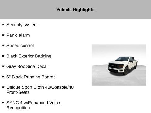 Used 2024 Ford F150 STX w/ STX Black Appearance Package AWD/4WD image 16