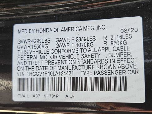 Used 2020 Honda Accord LX image 31