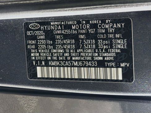 Used 2021 Hyundai Kona Limited AWD/4WD image 38