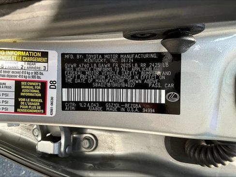 Used 2024 Lexus ES 350 w/ Premium Package FWD image 4