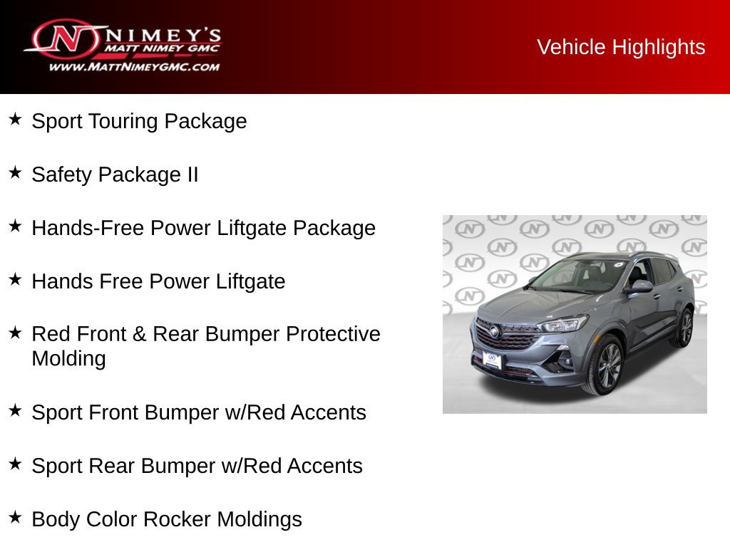 Used 2022 Buick Encore GX Select w/ Sport Touring Package FWD image 11