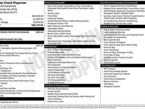 Certified 2025 Jeep Grand Wagoneer 4WD image 25
