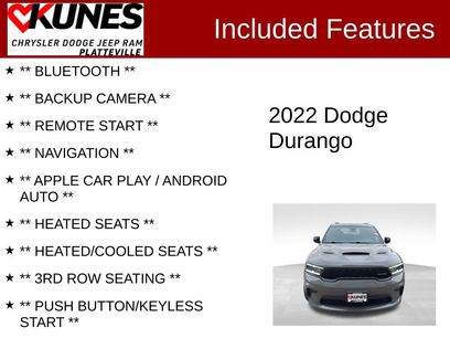 Used 2022 Dodge Durango R/T w/ Blacktop Package
