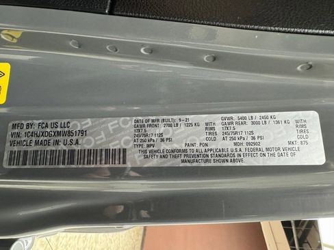 Used 2021 Jeep Wrangler Unlimited Sport image 32