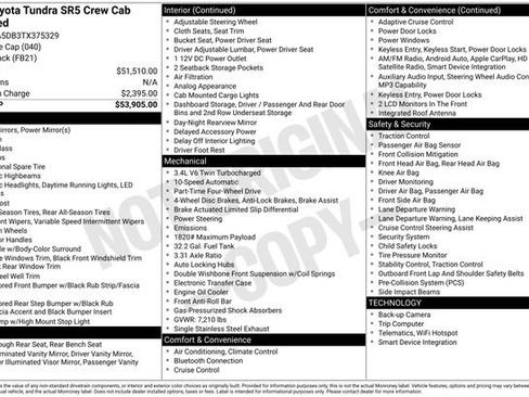 Used 2026 Toyota Tundra SR5 AWD/4WD image 17