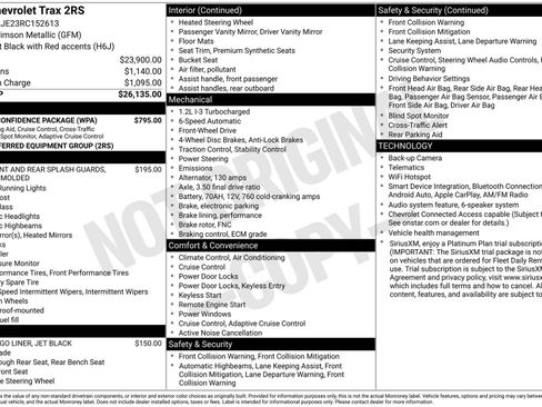 Used 2024 Chevrolet Trax RS w/ Driver Confidence Package FWD image 5