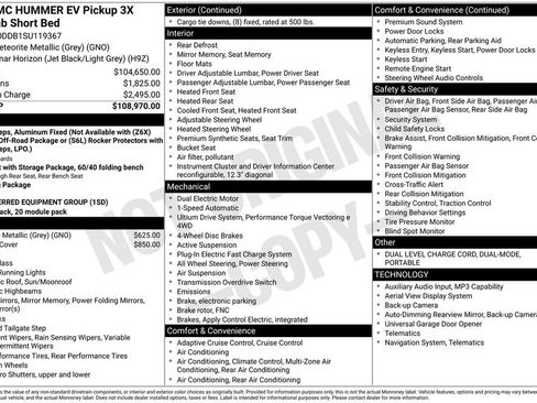 Used 2025 GMC Hummer EV 3X AWD/4WD image 3