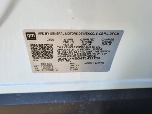 New 2026 Chevrolet Equinox LT w/ Safety and Technology Package FWD image 21