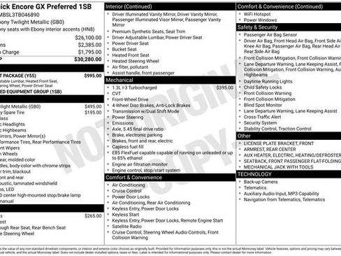 New 2026 Buick Encore GX Preferred w/ Comfort Package image 26