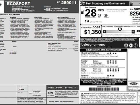 Used 2019 Ford EcoSport Titanium image 3