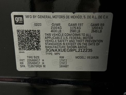 Used 2023 Chevrolet Equinox LT AWD/4WD image 19