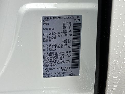 New 2025 Nissan Frontier PRO-4X image 35