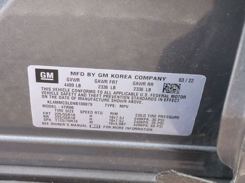 Used 2022 Buick Encore GX Preferred w/ Cold Weather Comfort Package AWD/4WD image 35