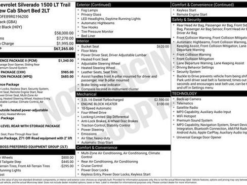 Used 2024 Chevrolet Silverado 1500 LT Trail Boss w/ Convenience Package II AWD/4WD image 38