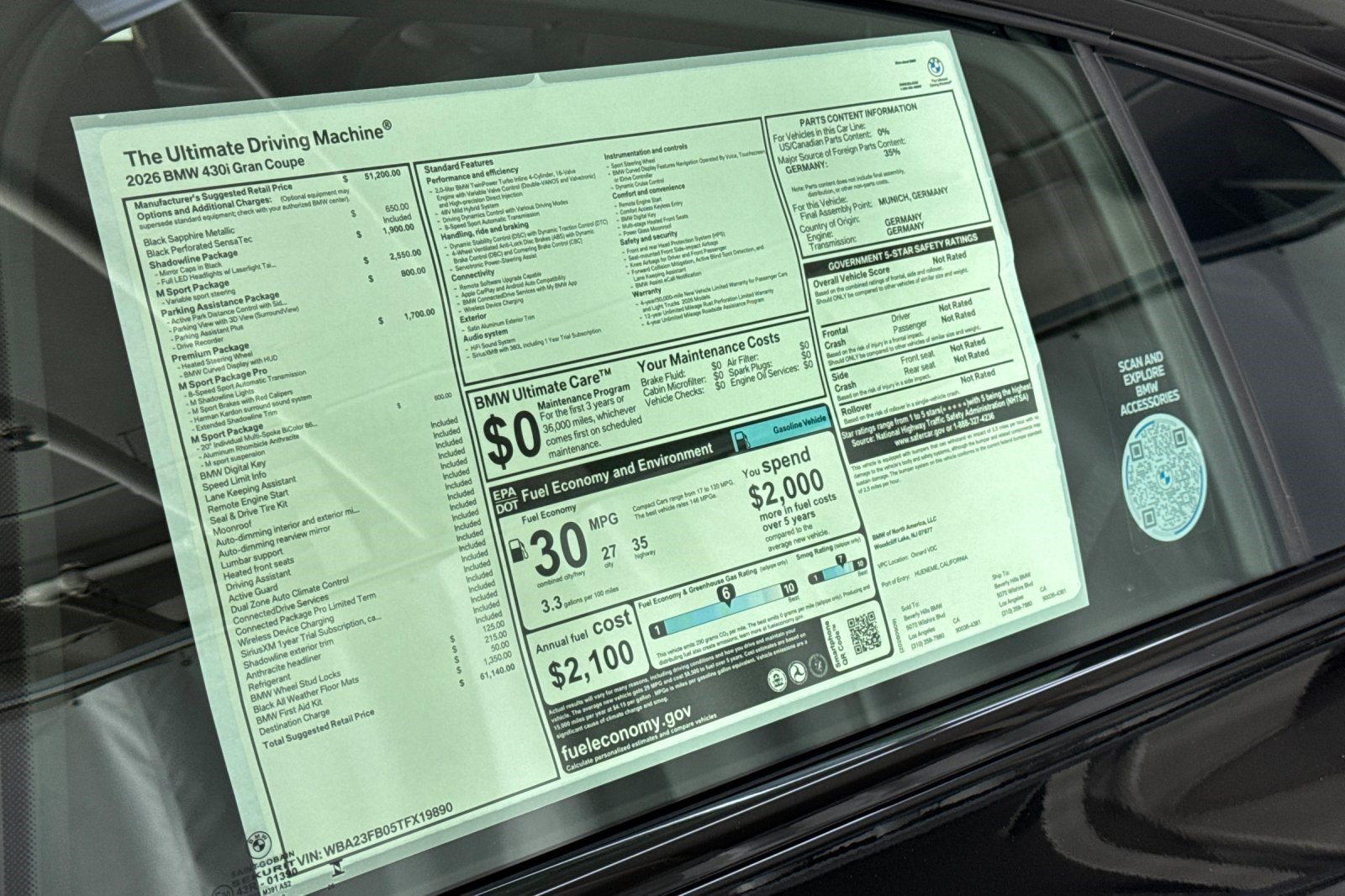 New 2026 BMW 430i w/ M Sport Package RWD image 29
