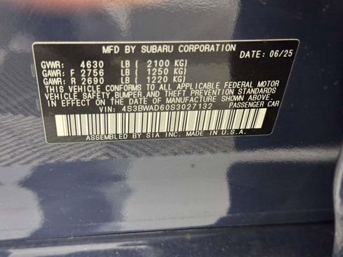 Certified 2025 Subaru Legacy Premium AWD/4WD image 16
