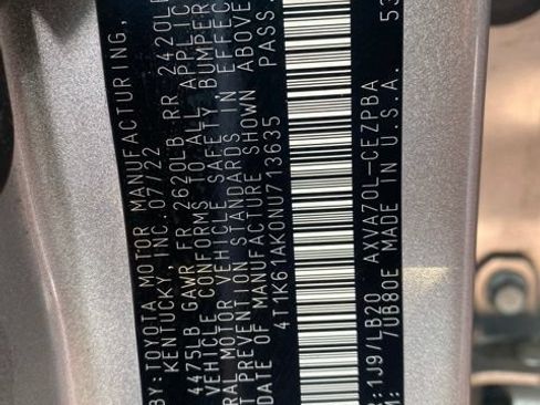 Used 2022 Toyota Camry XSE FWD image 7