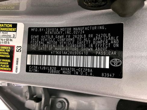 Used 2024 Toyota Camry XSE FWD image 43