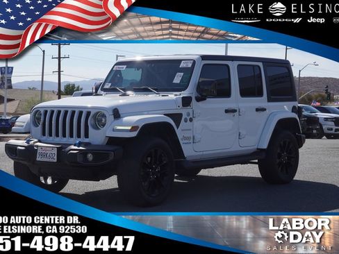 Used 2022 Jeep Wrangler Unlimited Sahara AWD/4WD image 1