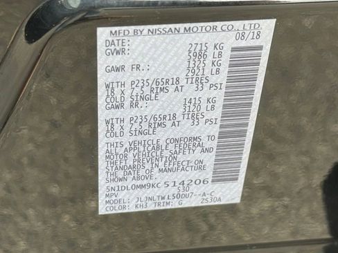 Used 2019 INFINITI QX60 Luxe w/ Essential Package image 36