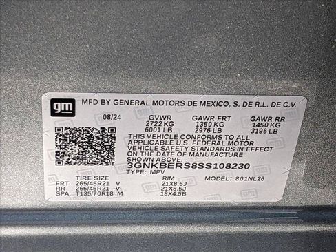New 2025 Chevrolet Blazer RS w/ LPO, 'HIT The Road' Package FWD image 18