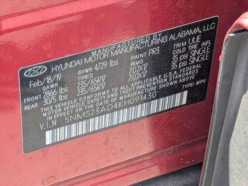Used 2019 Hyundai Santa Fe SE w/ Cargo Package FWD image 15