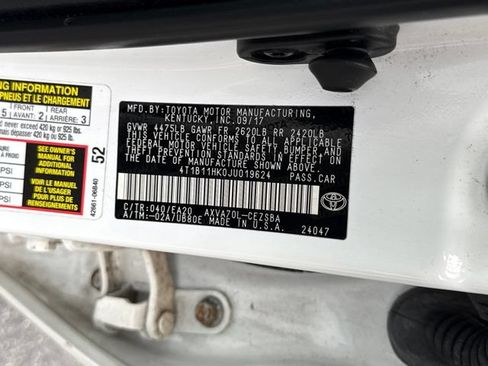 Used 2018 Toyota Camry SE w/ Protection Package (Q2) FWD image 20
