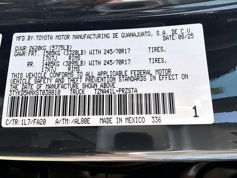 Used 2025 Toyota Tacoma SR image 32