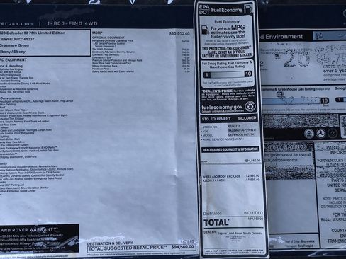 Used 2023 Land Rover Defender 110 75th Limited Edition image 2