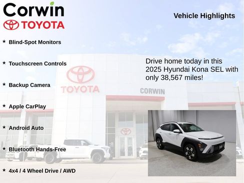 Used 2025 Hyundai Kona SEL AWD/4WD image 6