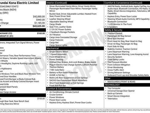 Used 2021 Hyundai Kona Limited w/ Cargo Package FWD image 34