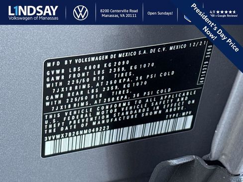 Used 2022 Volkswagen Taos SE image 25