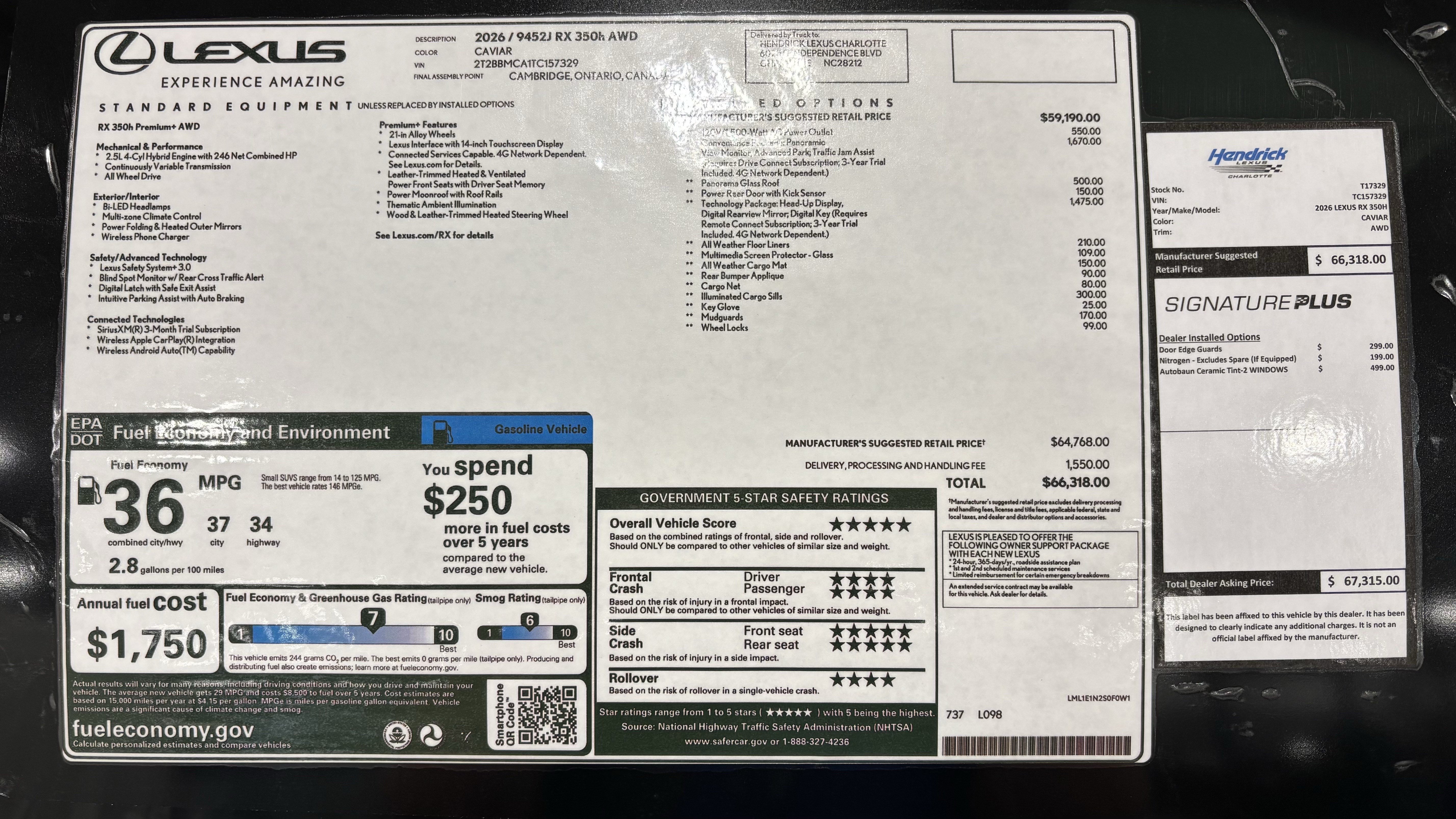 New 2026 Lexus RX 350h AWD/4WD image 44