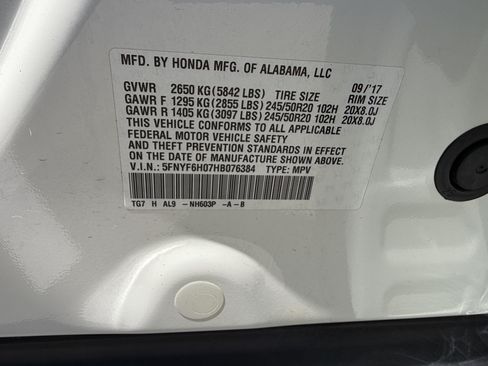 Used 2017 Honda Pilot Elite image 26