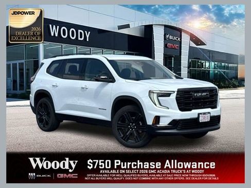 New 2026 GMC Acadia Elevation w/ Black Edition AWD/4WD image 1