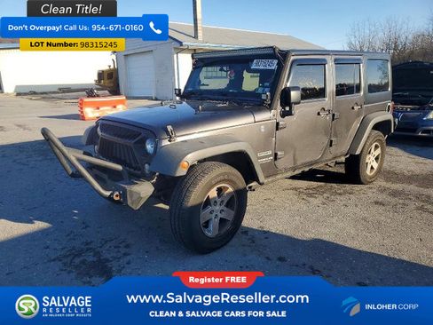 Used 2017 Jeep Wrangler Unlimited Sport w/ Quick Order Package 24S image 1