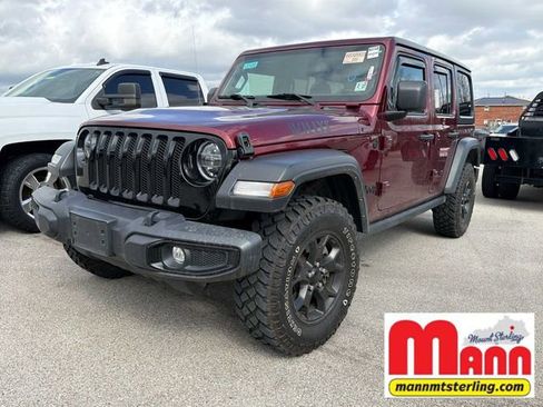 Used 2022 Jeep Wrangler Unlimited Willys image 1