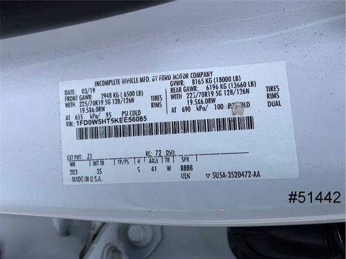 Used 2019 Ford F550 4x4 Crew Cab Super Duty image 14