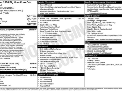 Used 2023 RAM 1500 Big Horn AWD/4WD image 17