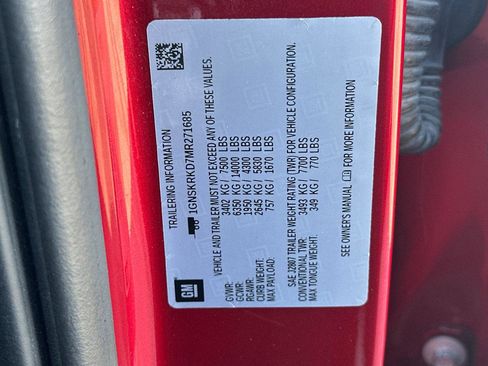 Certified 2021 Chevrolet Tahoe RST w/ Rear Media and Nav Package image 41