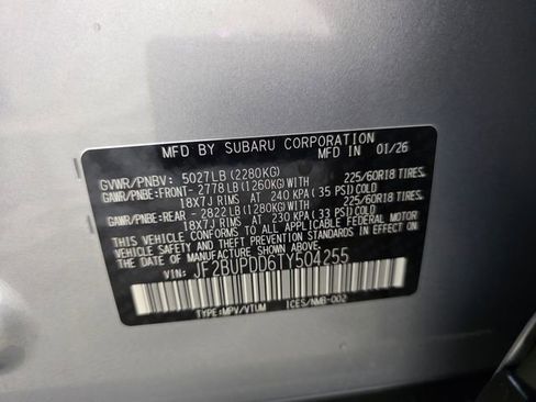 New 2026 Subaru Outback Limited image 39