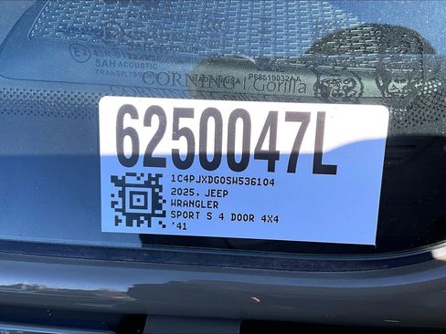 New 2025 Jeep Wrangler Sport S image 4