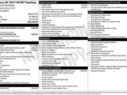 Certified 2024 Lexus NX 350 F Sport AWD/4WD image 41