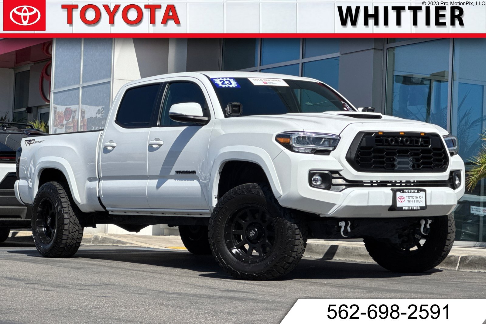 Used 2023 Toyota Tacoma TRD Sport w/ Black Out Package (TMS) RWD image 1
